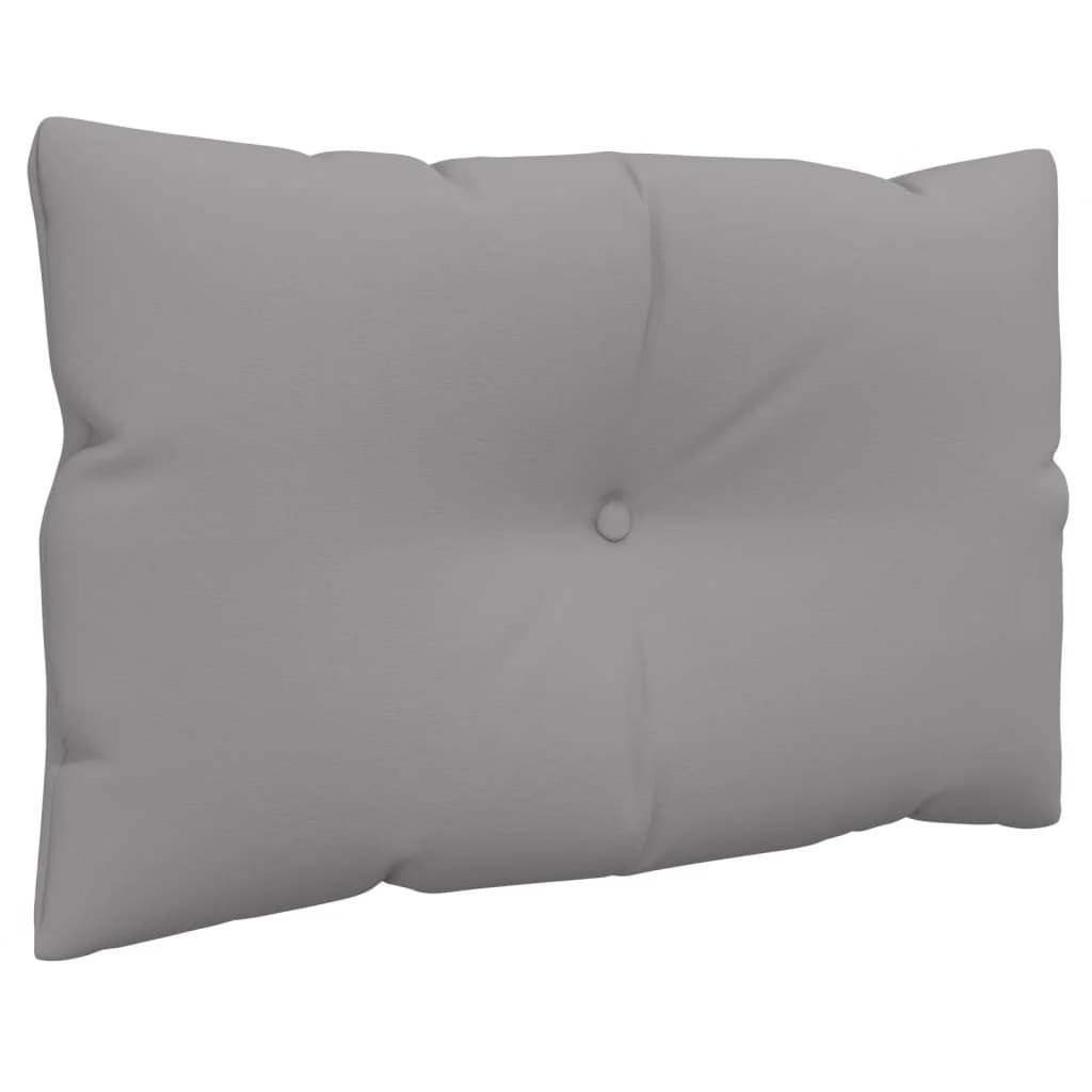 Pallet Cushions 2 pcs Gray Fabric
