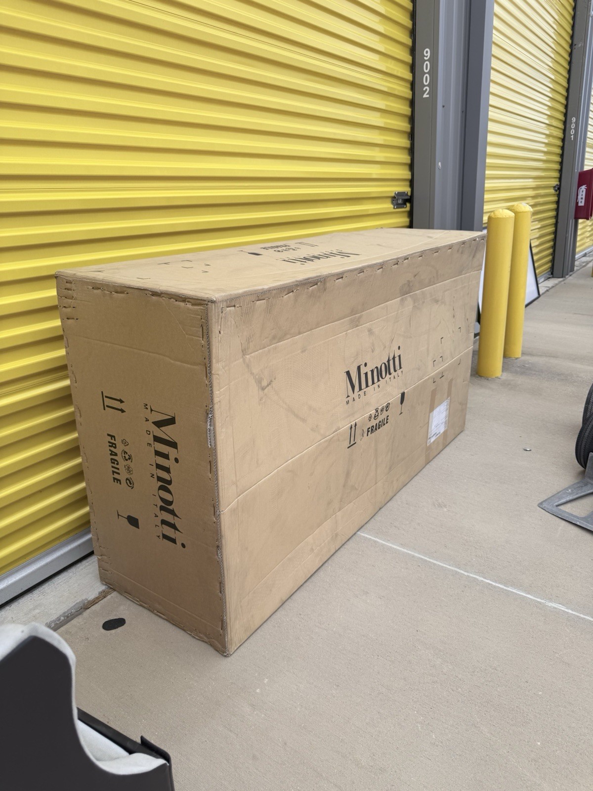 Minotti Fynn Outdoor Coffee Table – Cardoso Stone – 155 cm – NIB