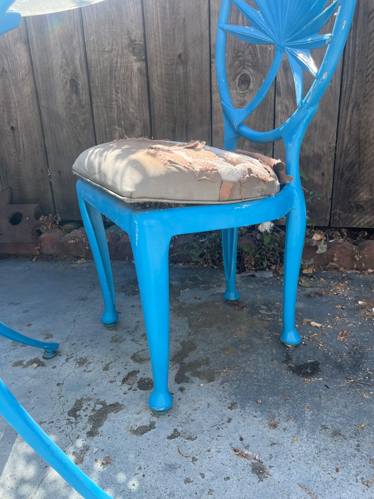 Vintage Tropitone Palm Leaf Dining Chair 8 availabe Brown Jordan Grotto Style