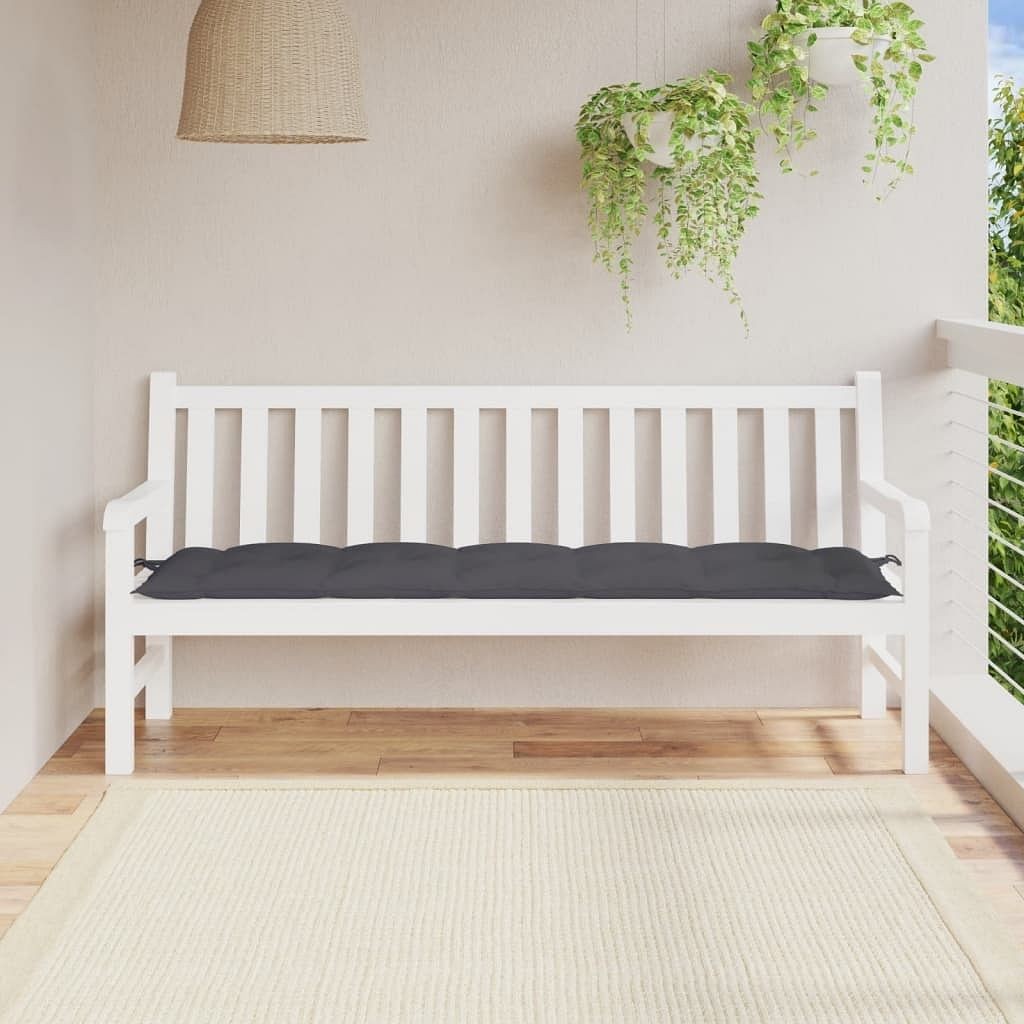 Garden Bench Cushion Anthracite 70.9″x19.7″x2.8″ Oxford Fabric