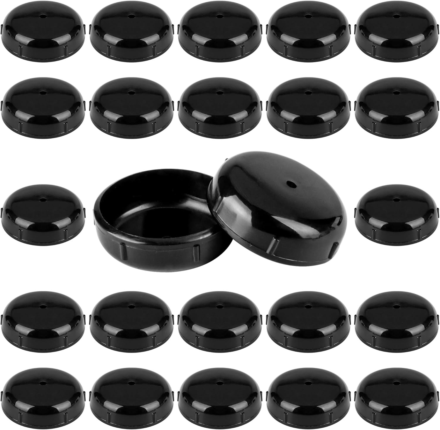 24-Pack 1.5″ Round Wrought Iron Patio Furniture Feet Caps for Outdoors