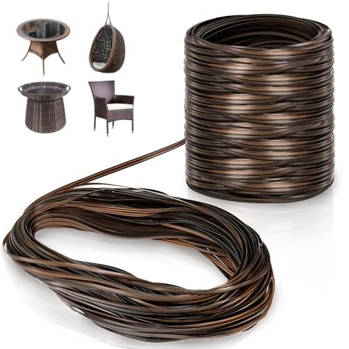 Wicker Repair Kit 459Ft – Rattan Weaving Webbing for Patio Chair & Sofa Repair