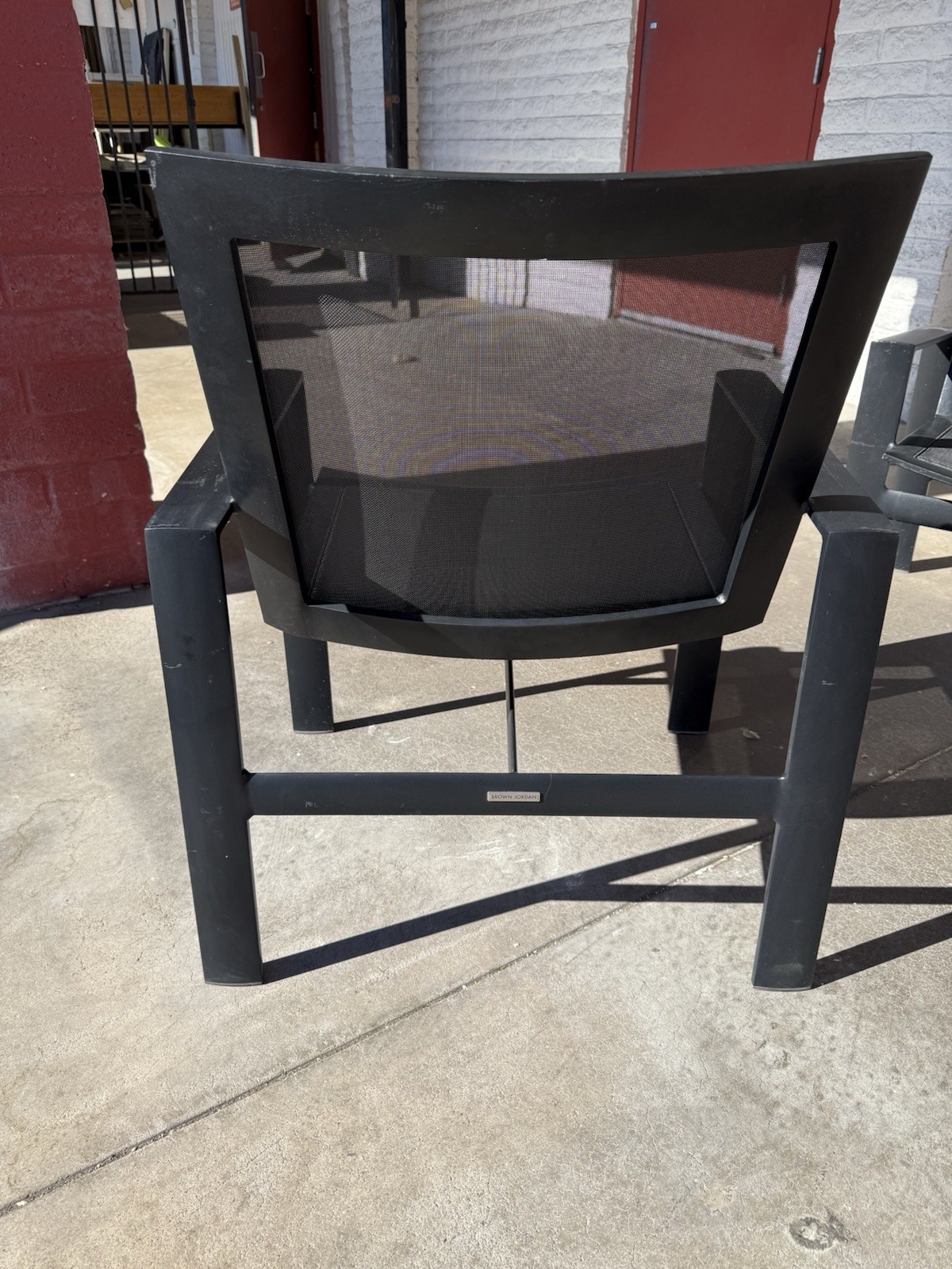Brown Jordan Parkway sling chair. NEW mesh Fabric. Retail $1,518