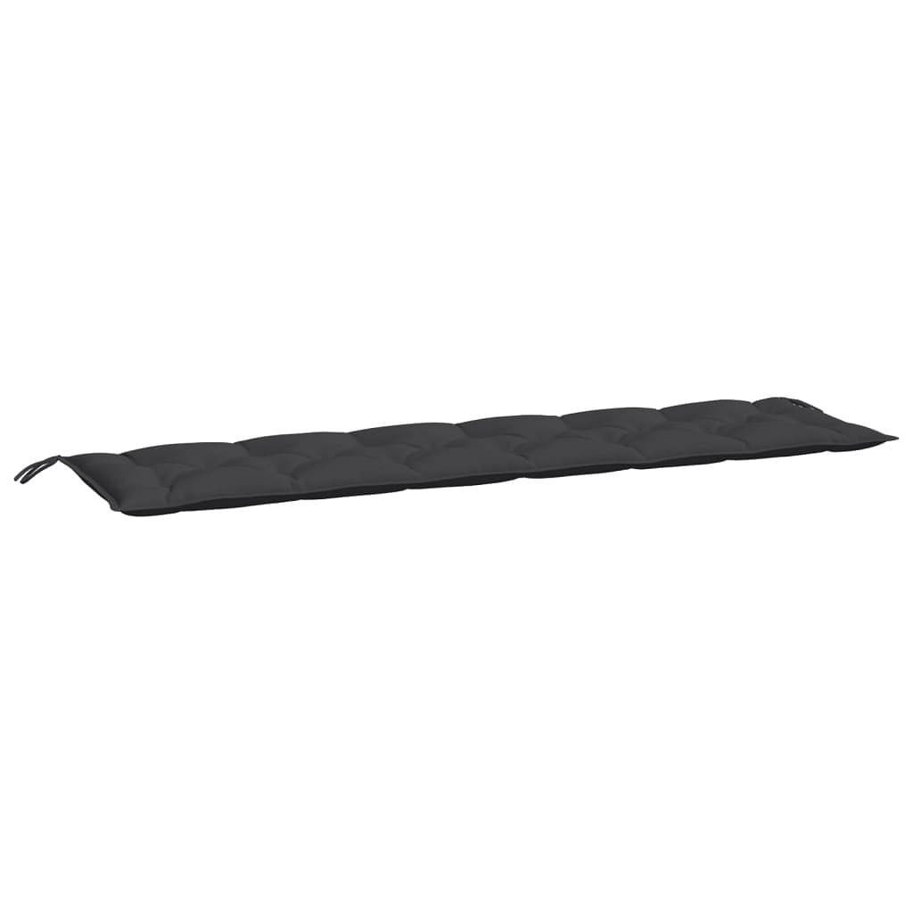 Garden Bench Cushion Black 78.7″x19.7″x2.8″ Oxford Fabric
