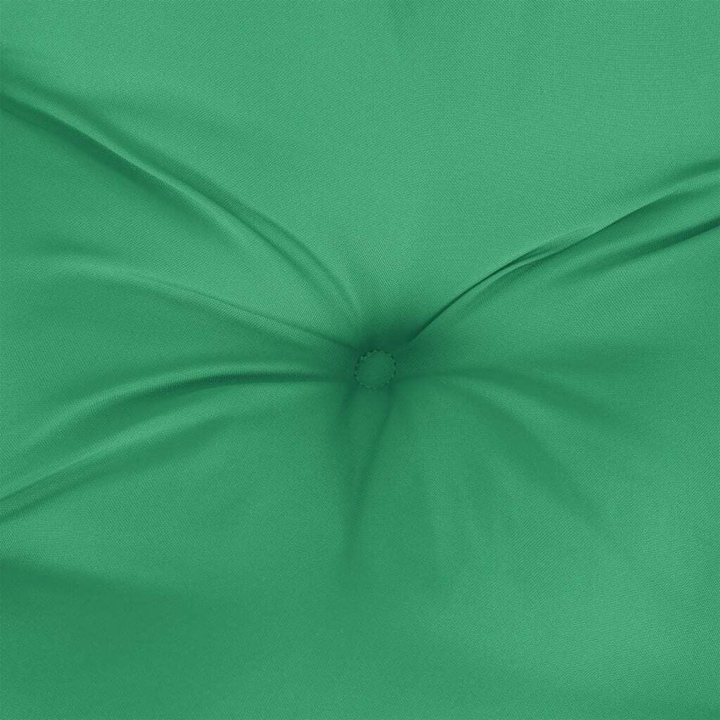 Garden Bench Cushions 2pcs Green 39.4″x19.7″x2.8″ Oxford Fabric