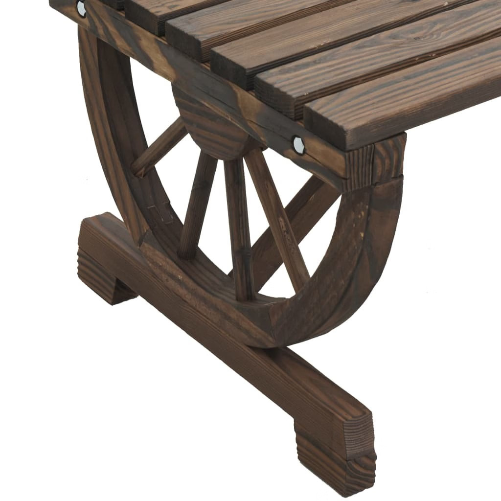 Patio Bench 2-Seater Solid Wood Fir