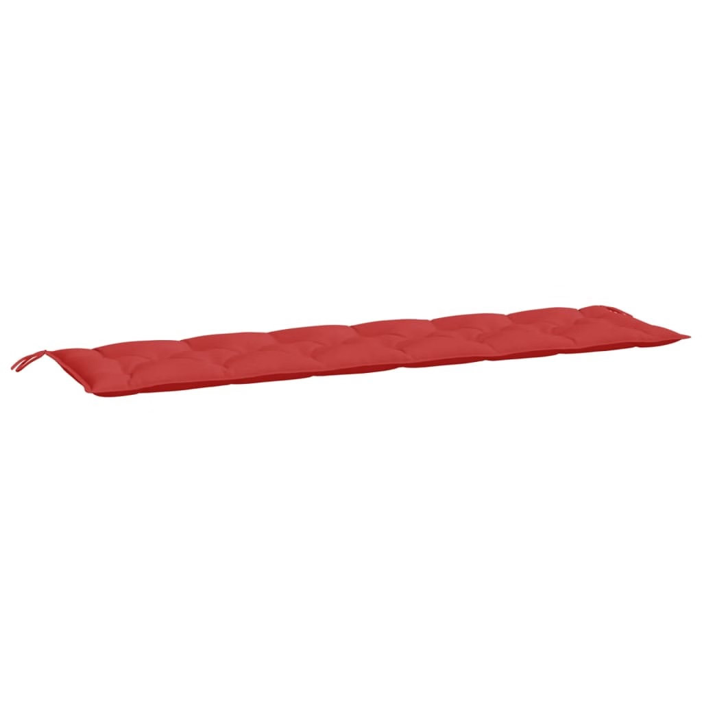 Garden Bench Cushion Red 78.7″x(19.7″+19.7″)x2.8″ Oxford Fabric