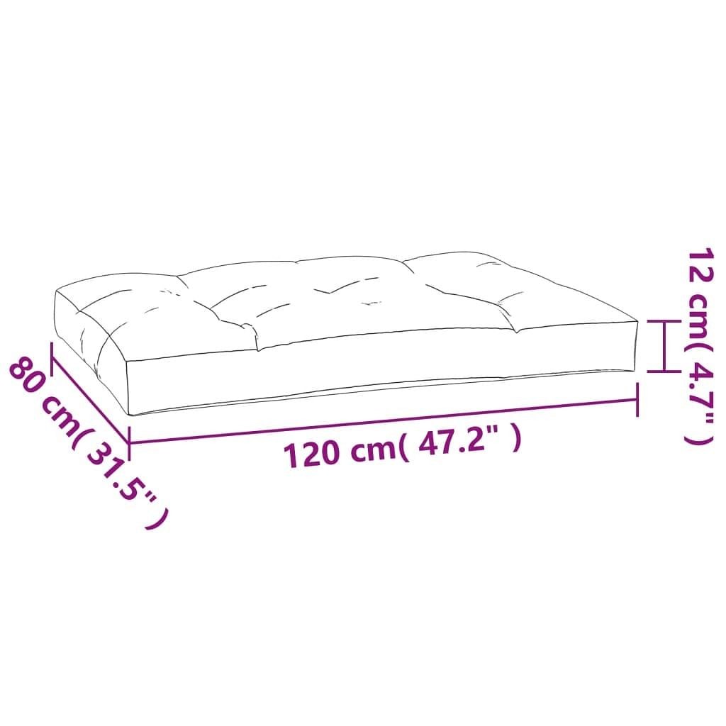Pallet Cushion Royal Blue 47.2″x31.5″x4.7″ Fabric