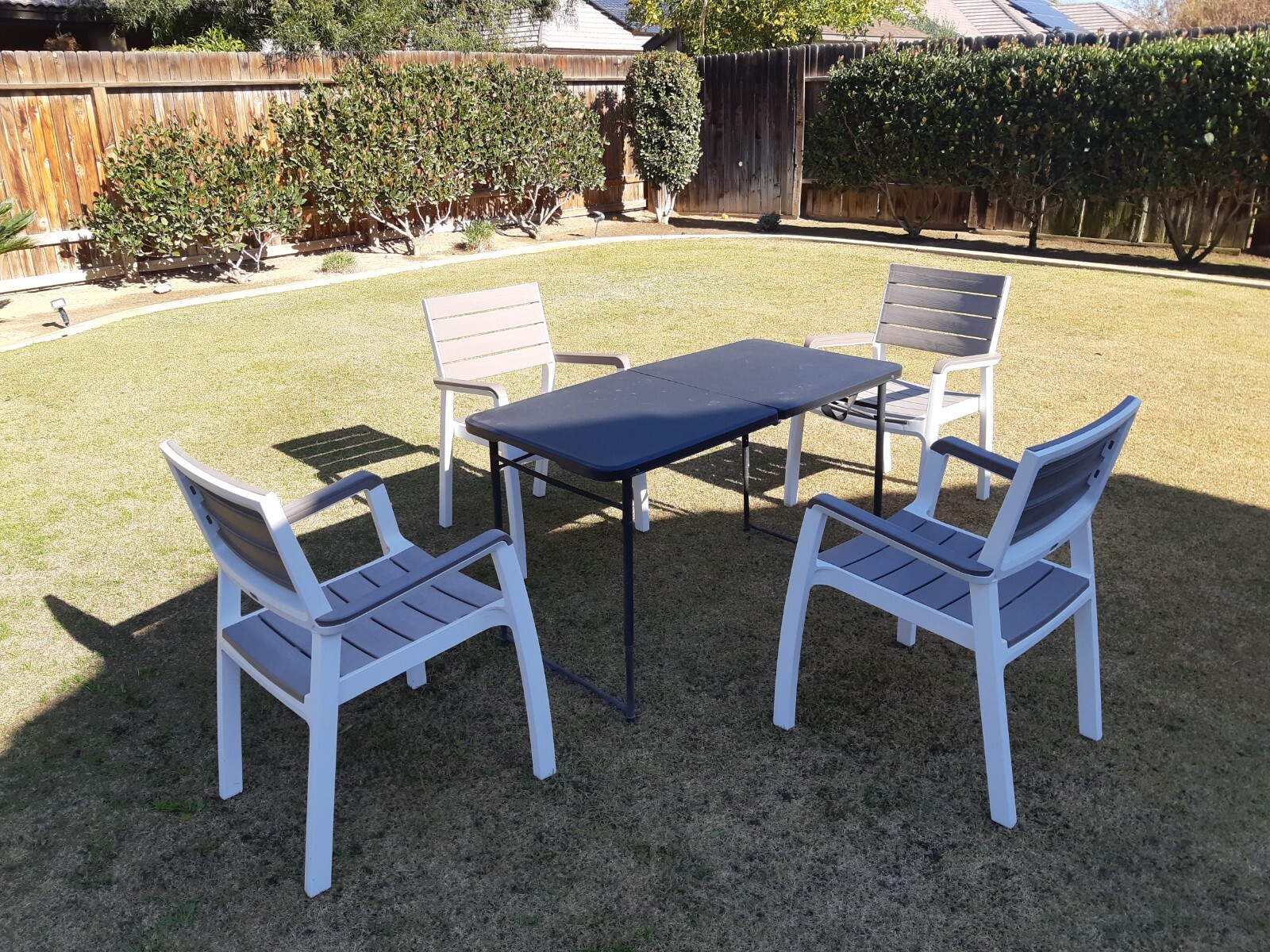 Mainstays MSD302126571001 Table & Chair Set – Multi color (Four-Piece)