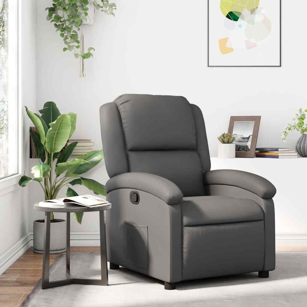 Recliner Chair Wingback Armchair for Home Theater Cinema Faux Leather vidaXL