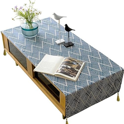 Coffee Table Cloth with Tassle Small Rectangle 57″ x 20″ (Rectangular)