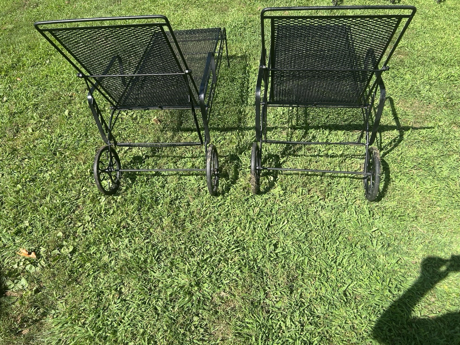 Beautiful Pair Of Wrought Iron Loungers ***