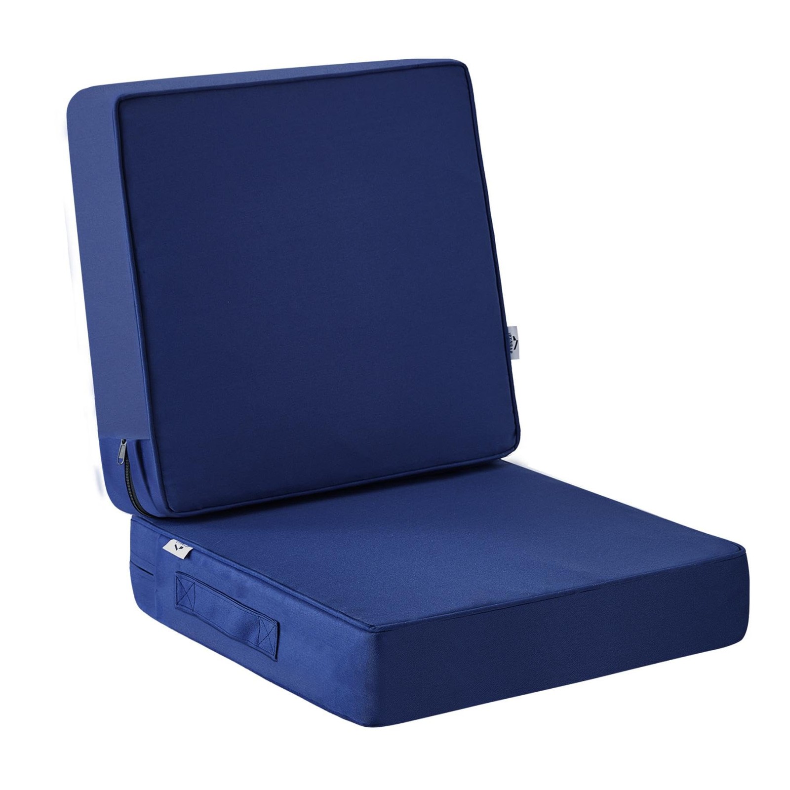 Outdoor Chair Cushion Set 24×24 Deep Seat Patio Furniture Navy Blue Waterproof