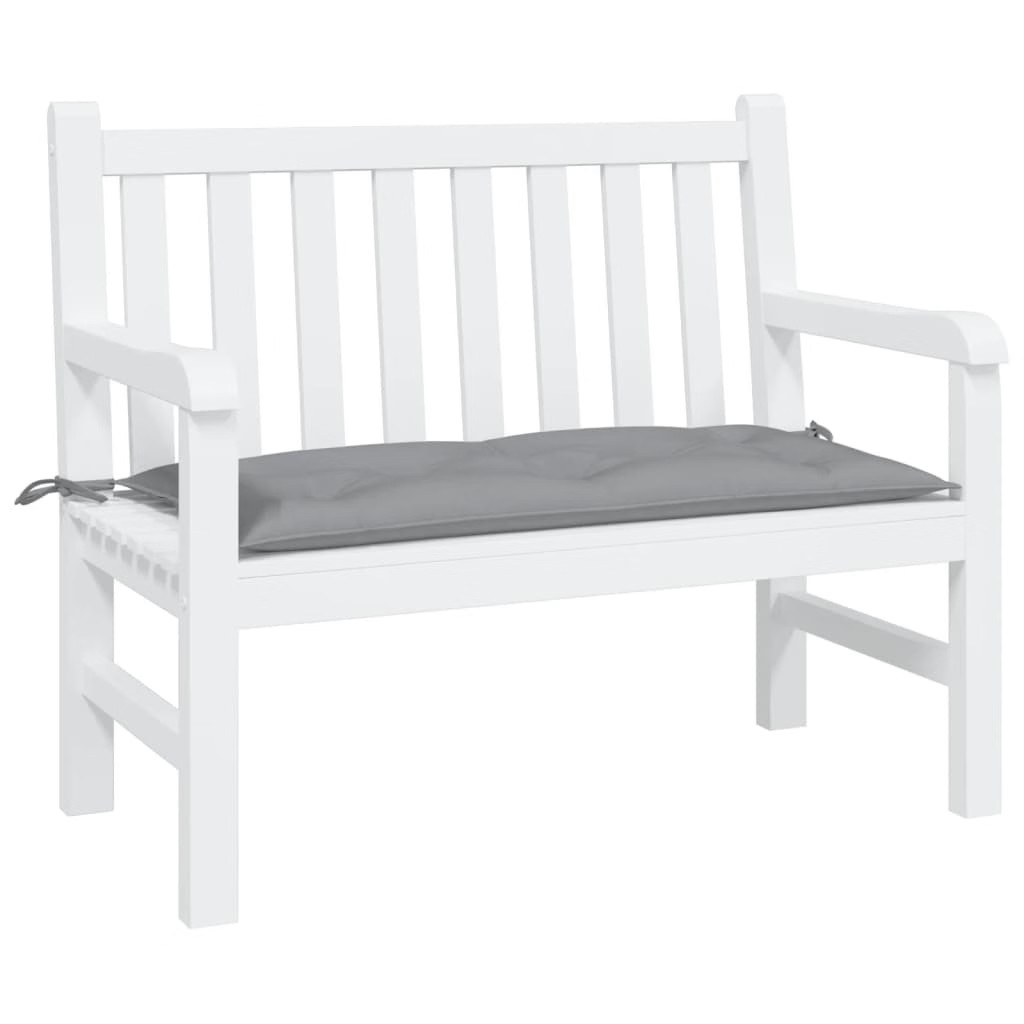 Garden Bench Cushion Gray 39.4″x19.7″x2.8″ Oxford Fabric