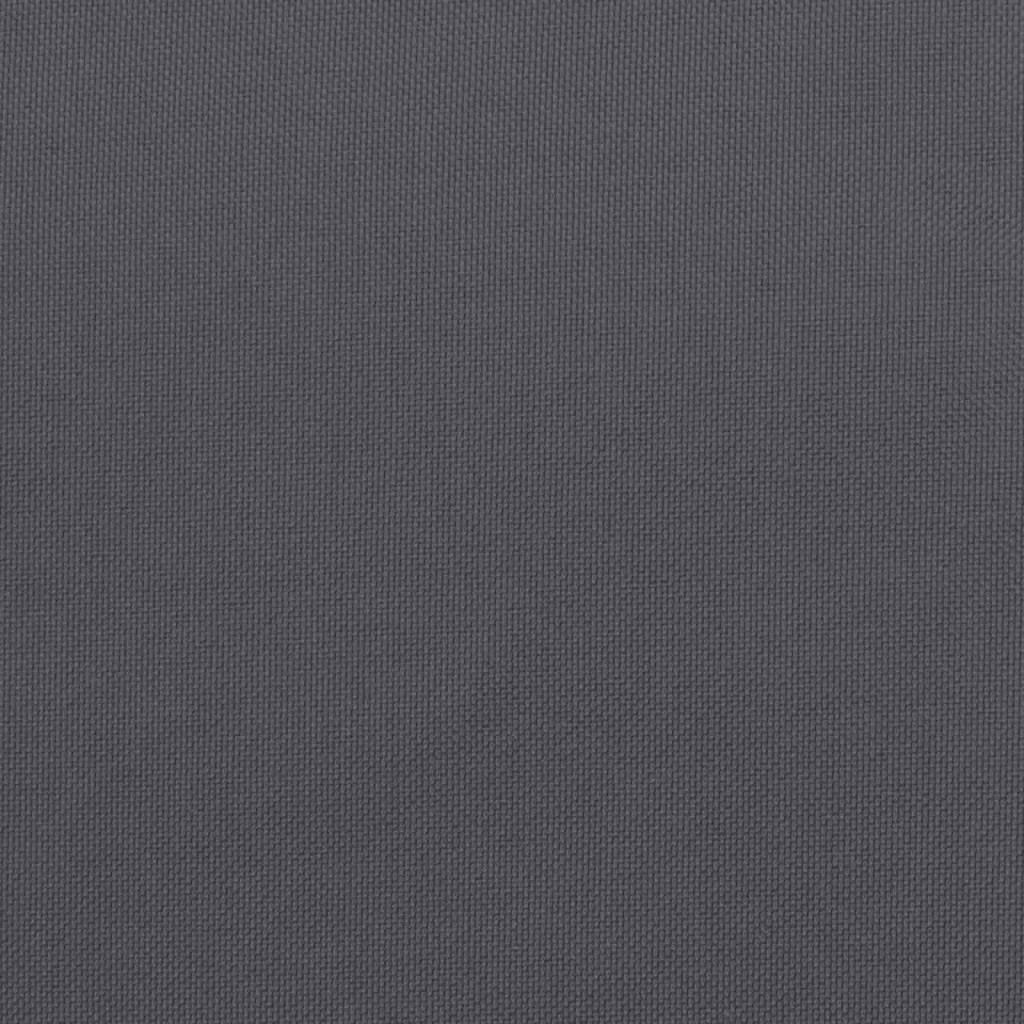 Garden Highback Chair Cushions 6 pcs Anthracite 47.2″x19.7″x1.2″ Fabric