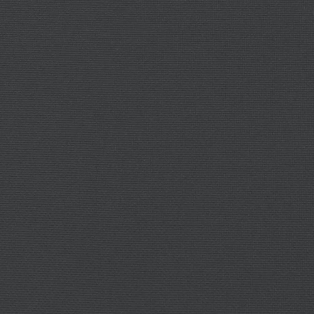 Garden Bench Cushion Black 47.2″x(19.7″+19.7″)x2.8″ Oxford Fabric