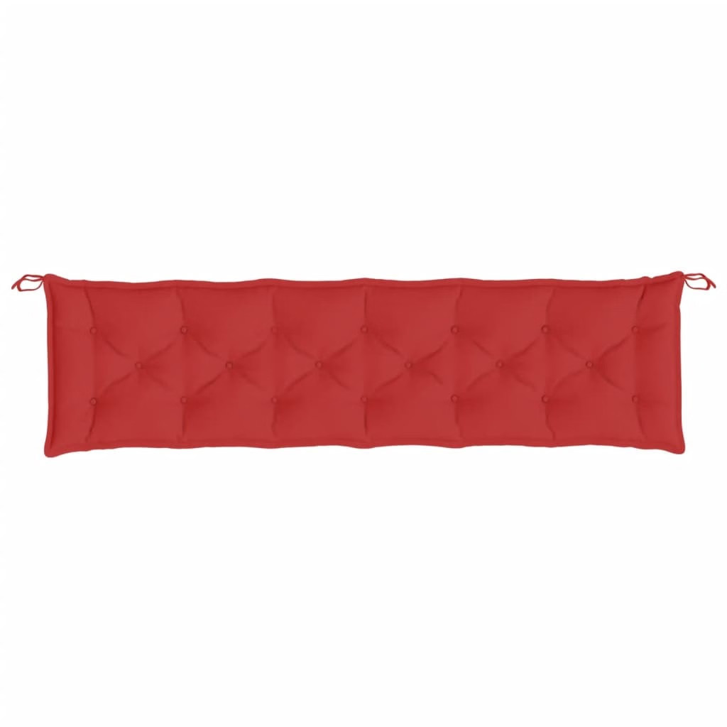 Garden Bench Cushion Red 78.7″x(19.7″+19.7″)x2.8″ Oxford Fabric