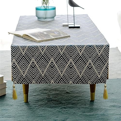 Coffee Table Cloth with Tassle Small Rectangle 57″ x 20″ (Rectangular)