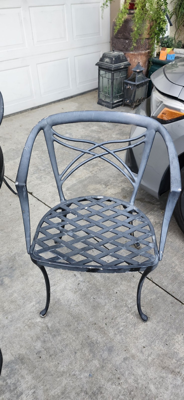 Mid Century Brown Jordan Patio Dining Set Six Pieces Furniture