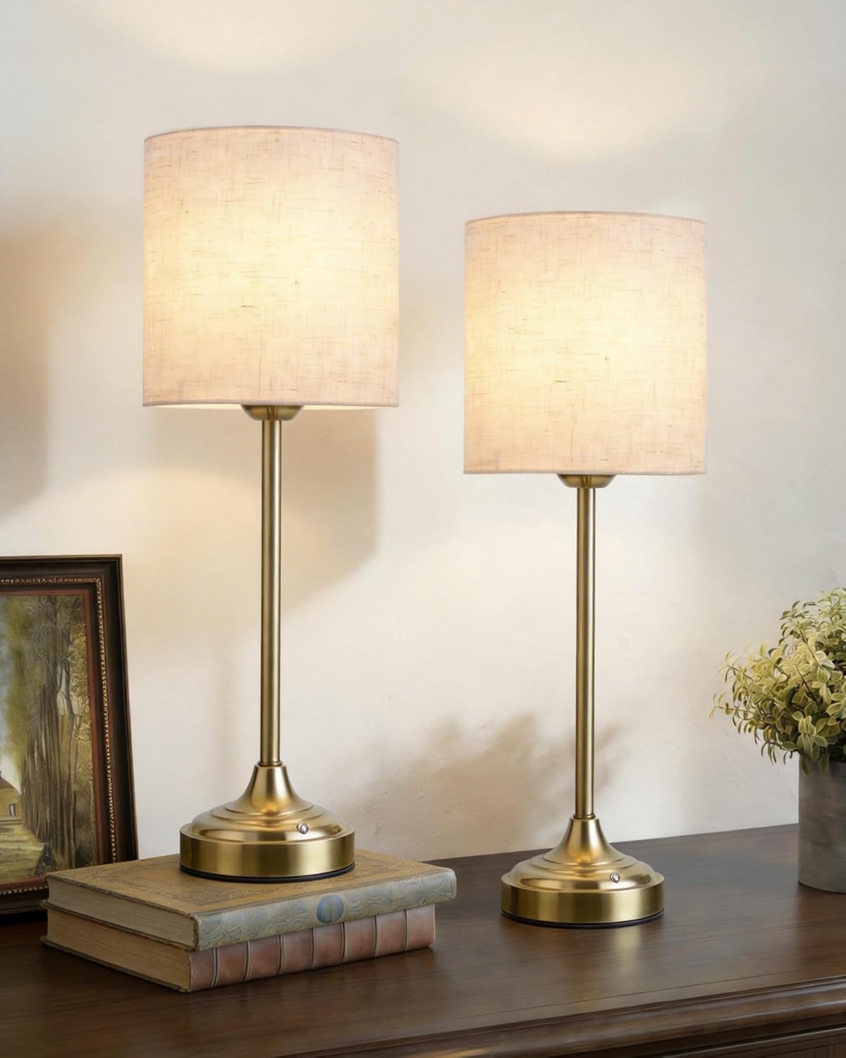 Recharable Table Lp, 2-Pa, 8000mAh, Dimmable, bient Light, 2700K,