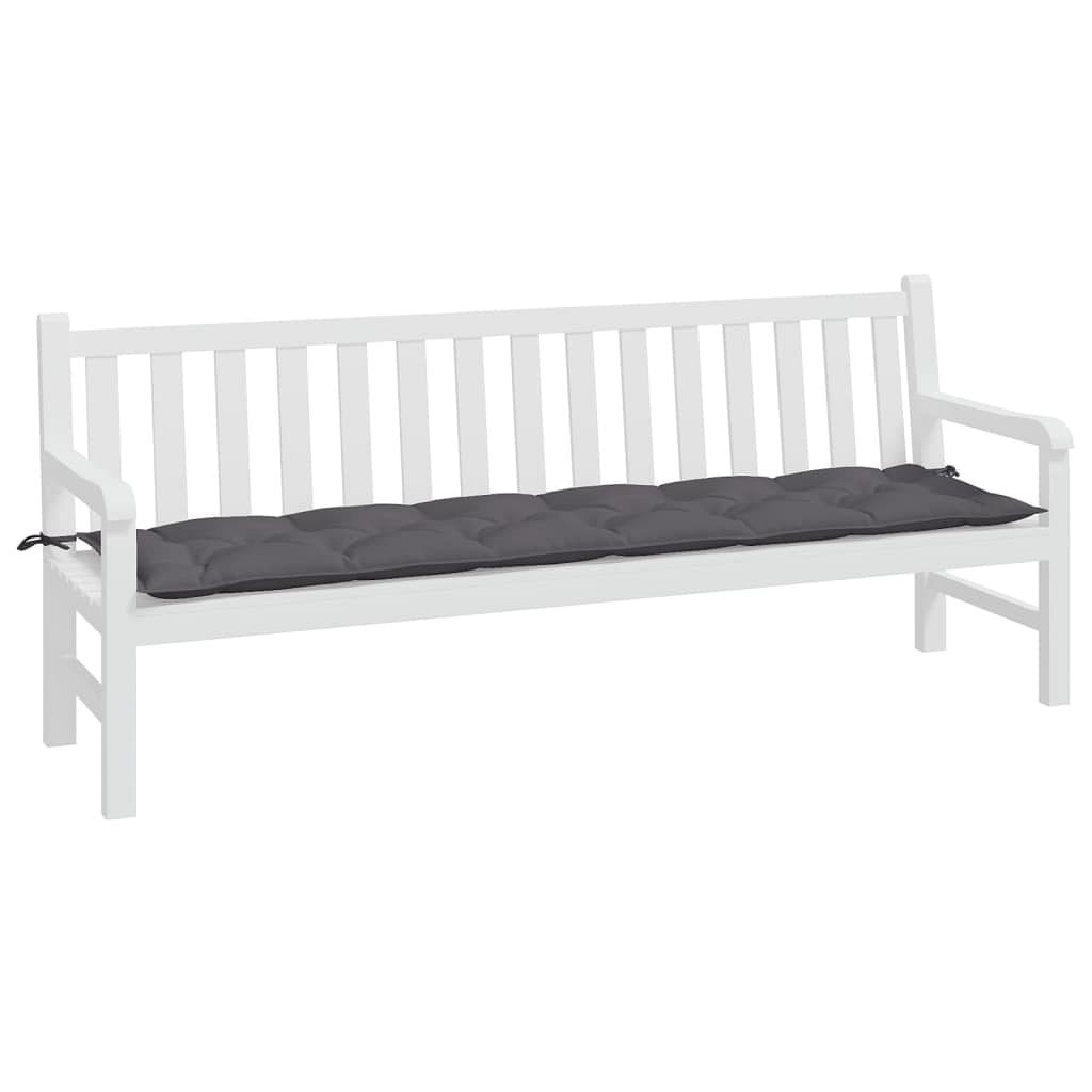 Garden Bench Cushion Anthracite 78.7″x19.7″x2.8″ Oxford Fabric