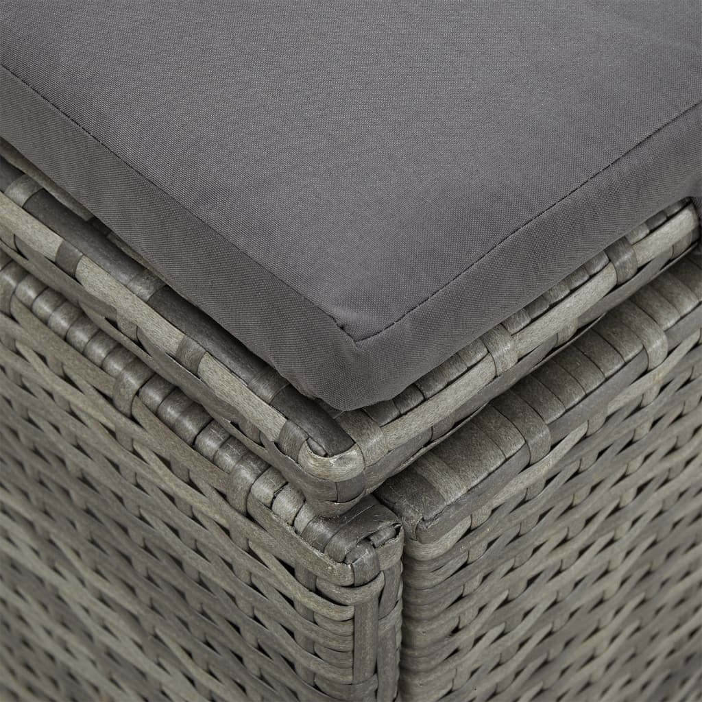 Sun Bed Dark Grey