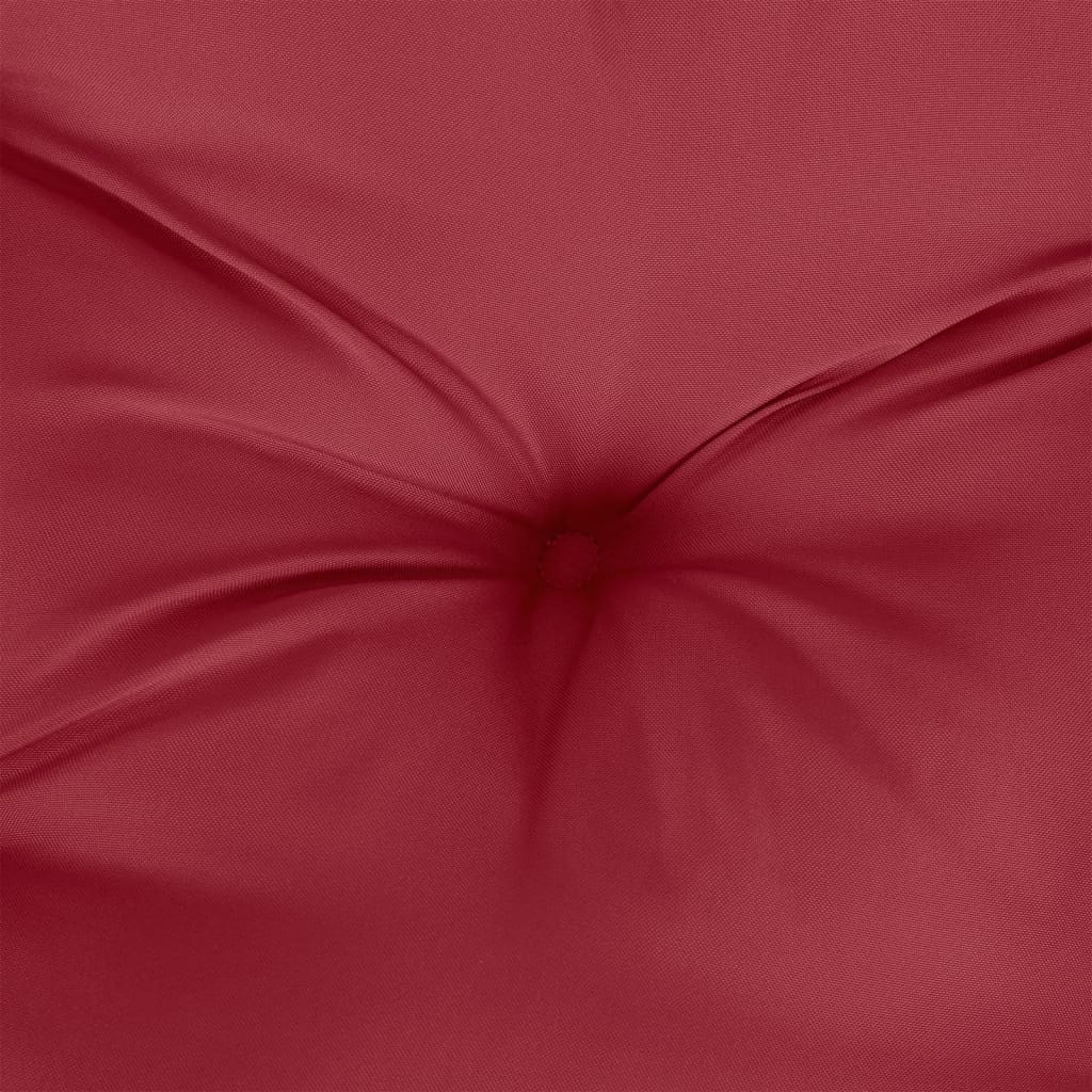 Garden Bench Cushion Wine Red 78.7″x(19.7″+19.7″)x2.8″ Oxford Fabric