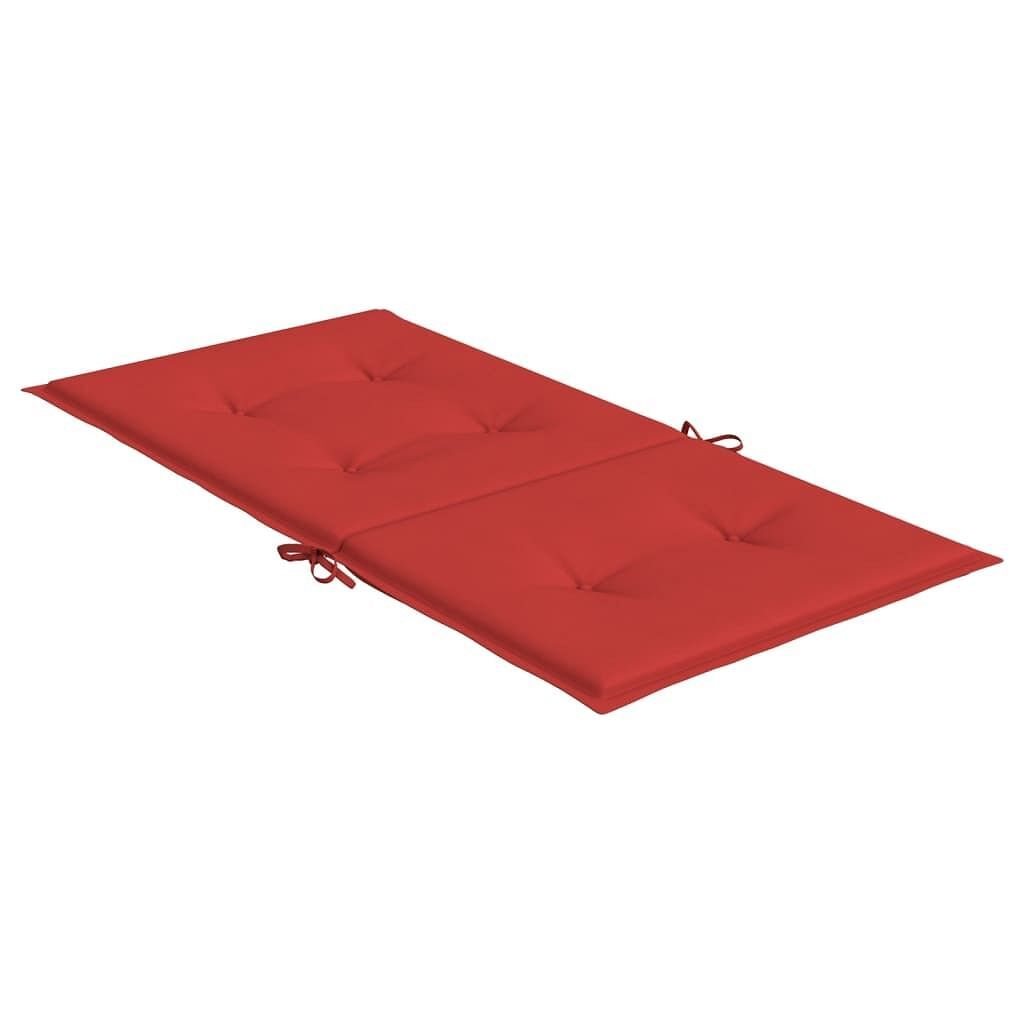 Lowback Chair Cushion Set of 6 Red Oxford fabric (100% polyester)