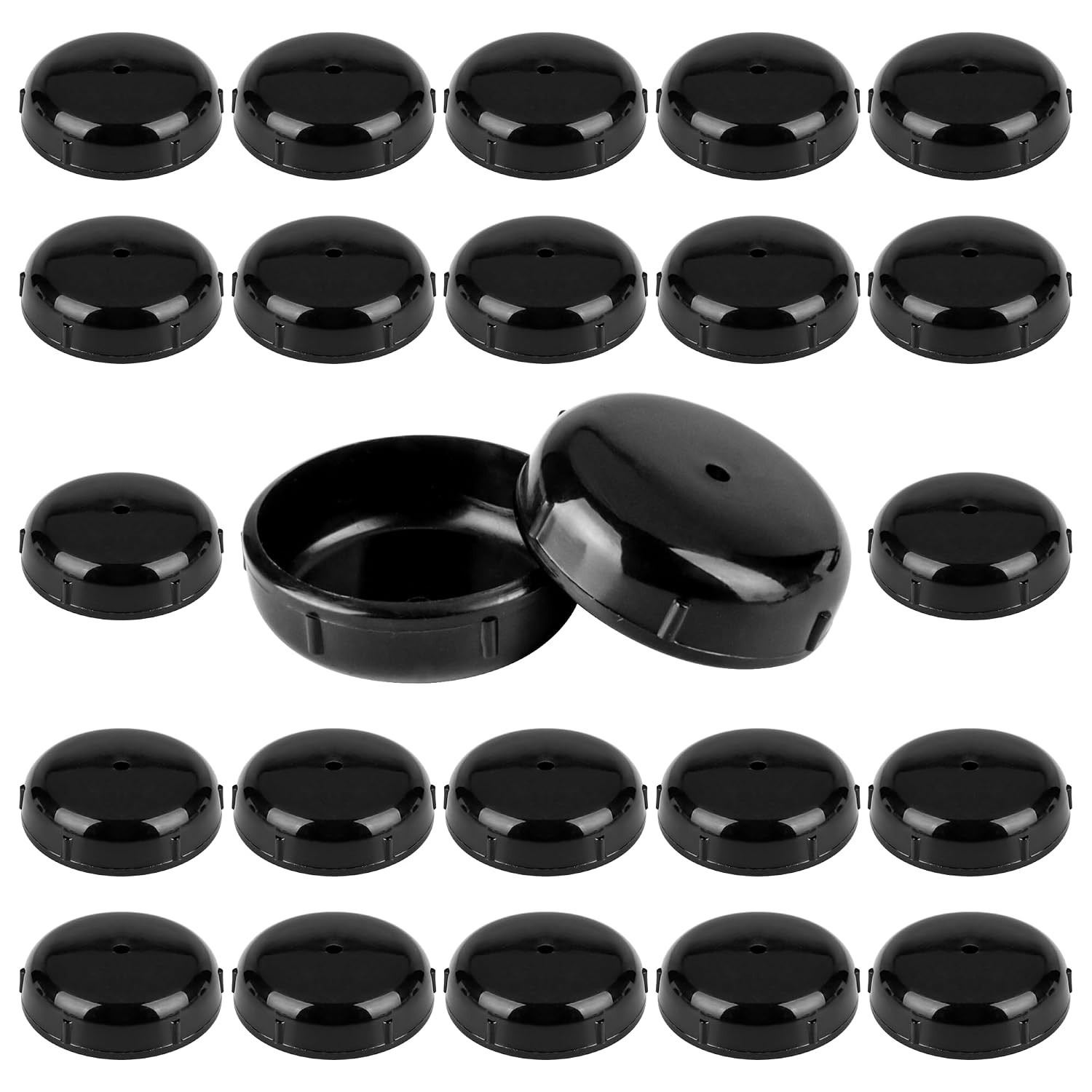 Wrought Iron Patio Furniture Feet Caps 1-1/2 Inch Plastic Outdoor Replacement