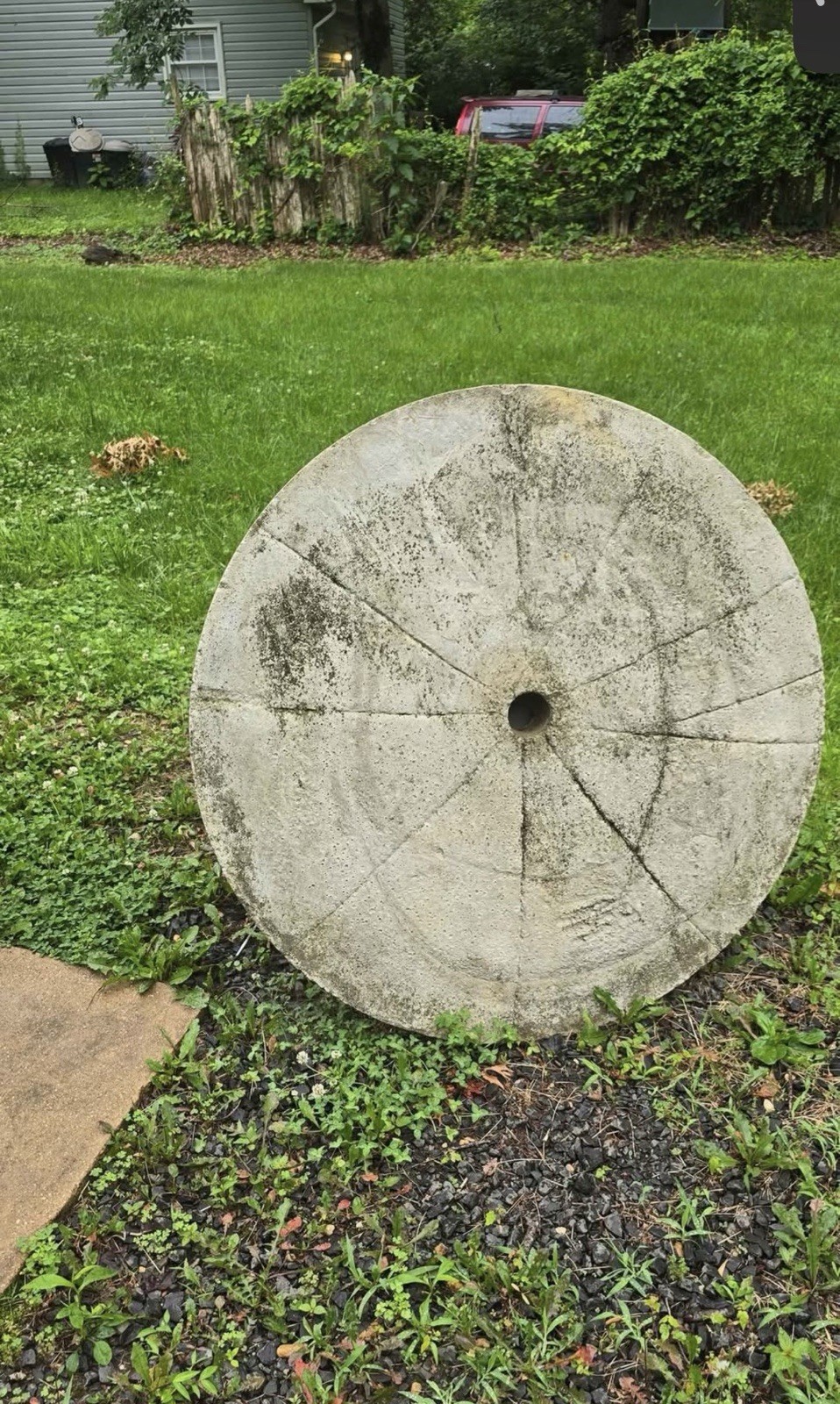 3 Vintage Concrete Patio Tables (Price Is For Each) **