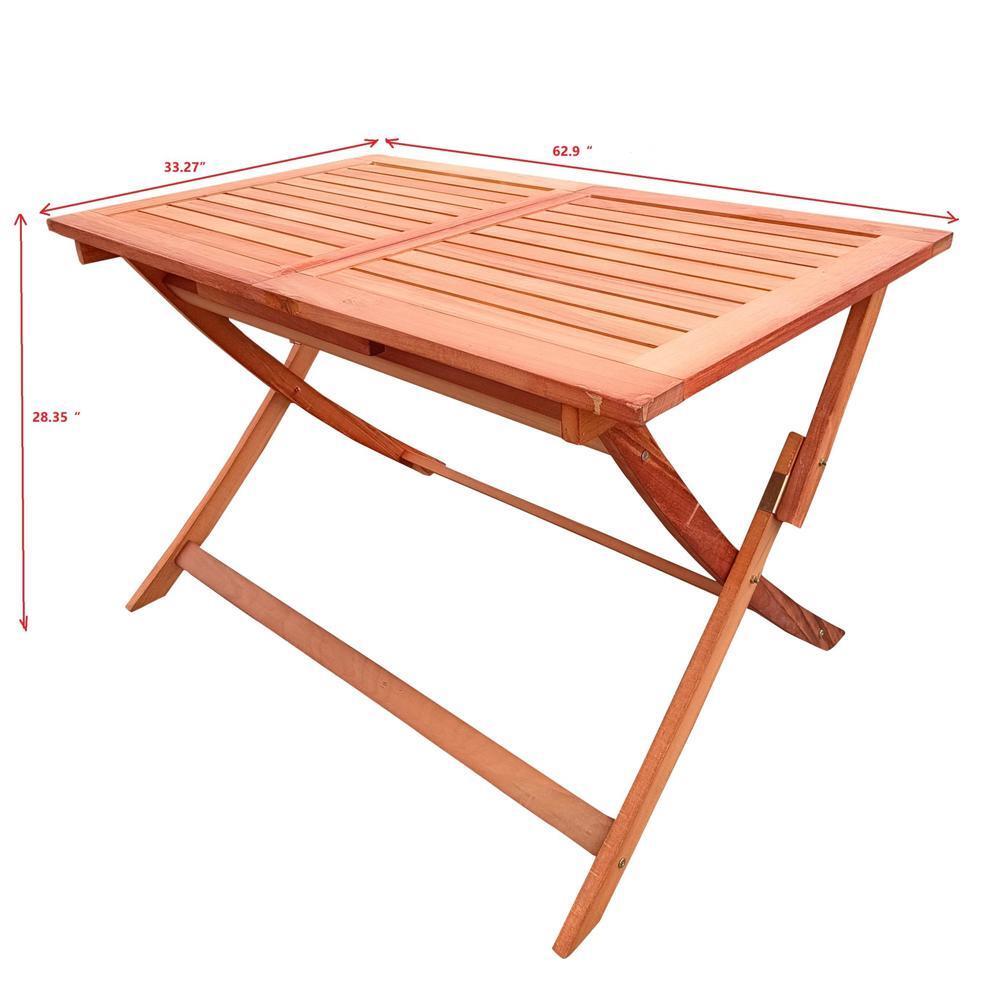 High Quality Foldable Patio Dining Set 4 Folding Chairs 1 Dining Table New Style