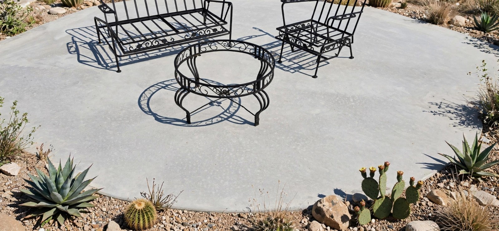 Vintage ” Salterini “Wrought Iron Porch Glider Set