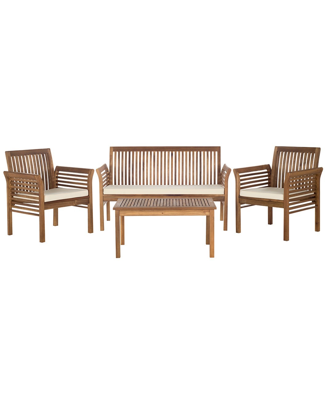 Safavieh Carson 4pc Outdoor Patio Set Fine Furniture New