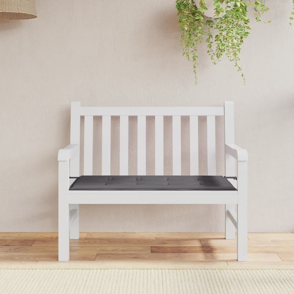 Garden Bench Cushion Anthracite 39.4″x19.7″x1.6″ Oxford Fabric