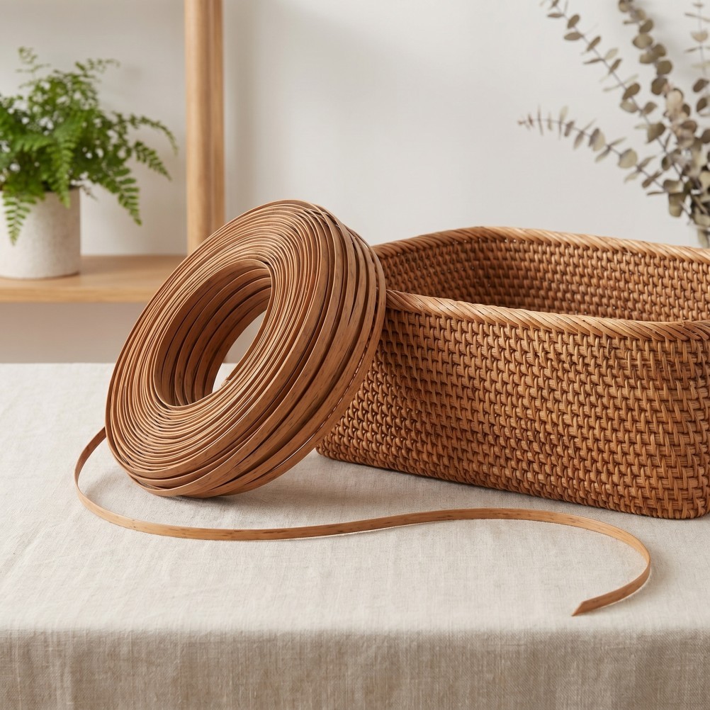 2Pcs Wicker Repair Material: Plastic PE Wicker Repair for Basket – 92ft 6mm