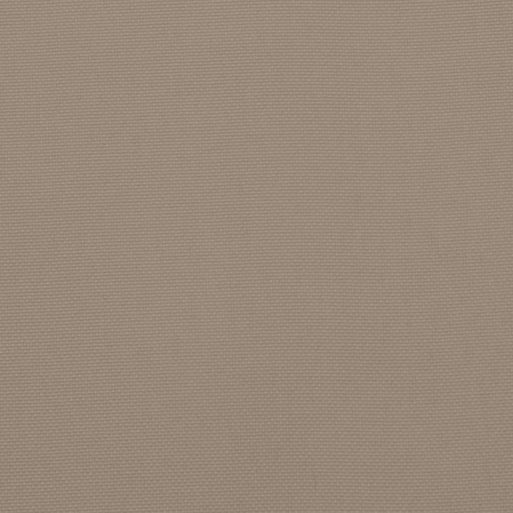Garden Lowback Chair Cushions 6 pcs Taupe 39.4″x19.7″x1.2″ Oxford Fabric