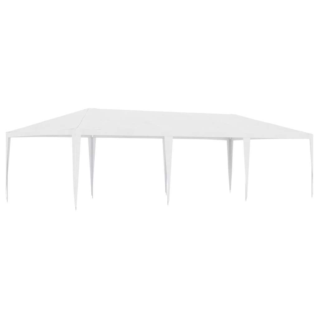 Party Tent White Polyethylene roof, Iron frame Large Durable