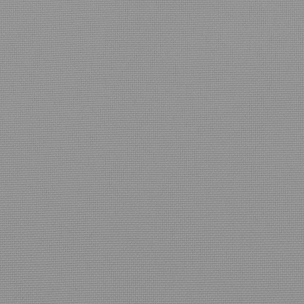 Garden Bench Cushions 2pcs Gray 47.2″x19.7″x2.8″ Oxford Fabric