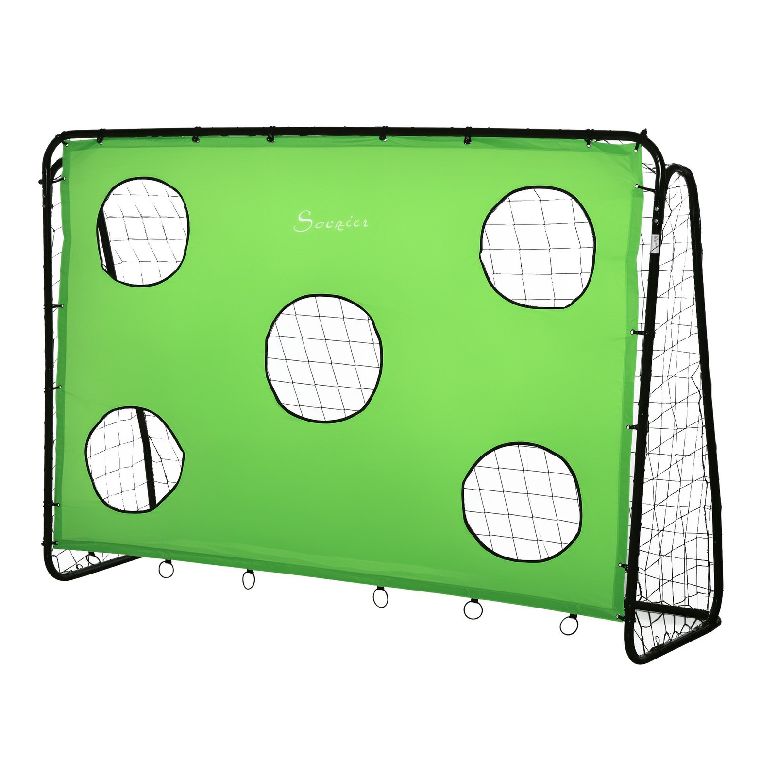 Soocer Goal Target Goal Indoor Backyard with All Weather Polyester Net Best Gift