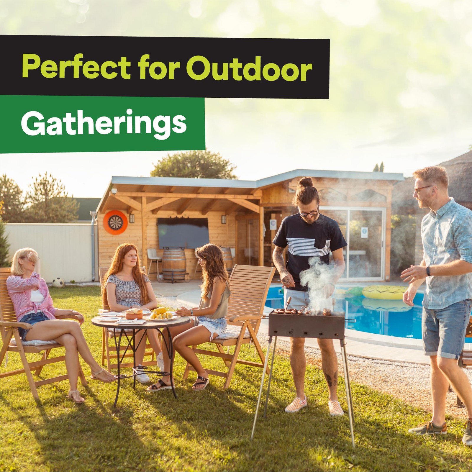 Econohome 4-Piece Outdoor Furniture Set – Set 2 Rattan Chairs 1 1 Glass -Top