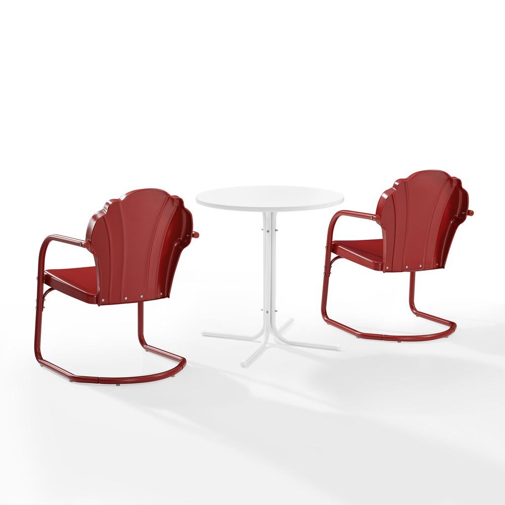 Tulip 3Pc Retro Outdoor Bistro Set – Bistro Table & 2 Chairs