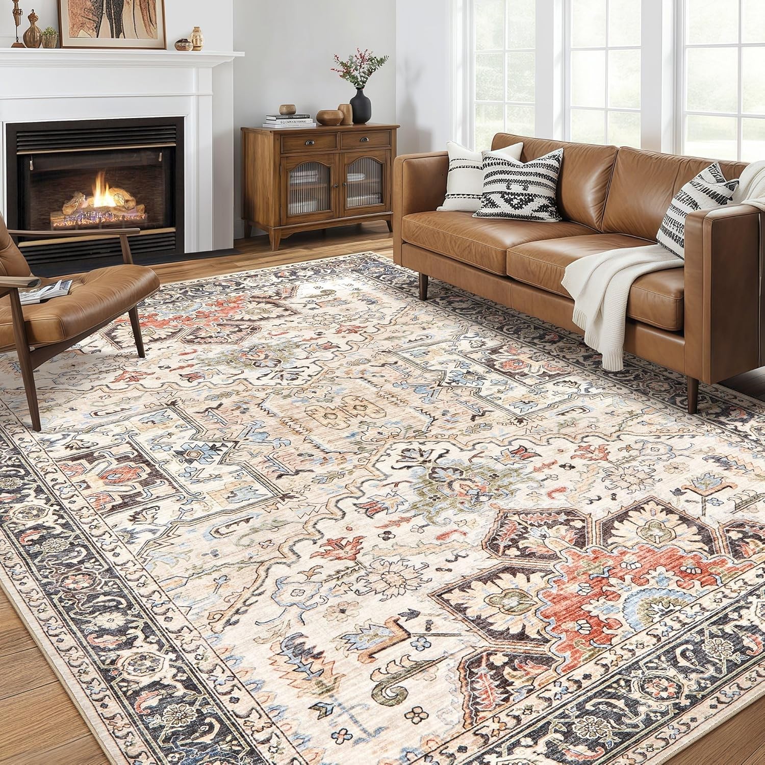 9×12 Area Rugs for Living Room – Lar Carpet Ultra Thin Soft Washable