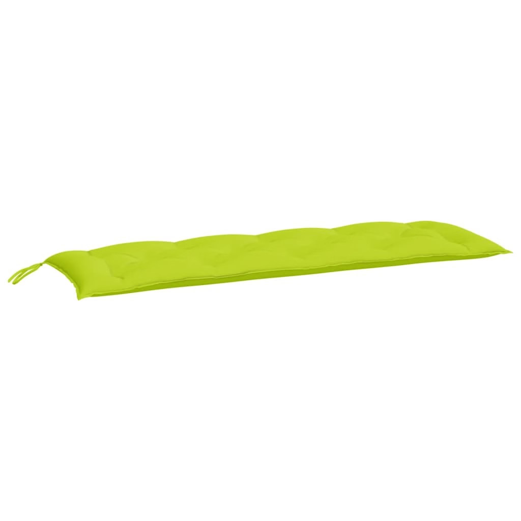 Garden Bench Cushion Bright Green 59.1″x(19.7″+19.7″)x2.8″ Oxford Fabric