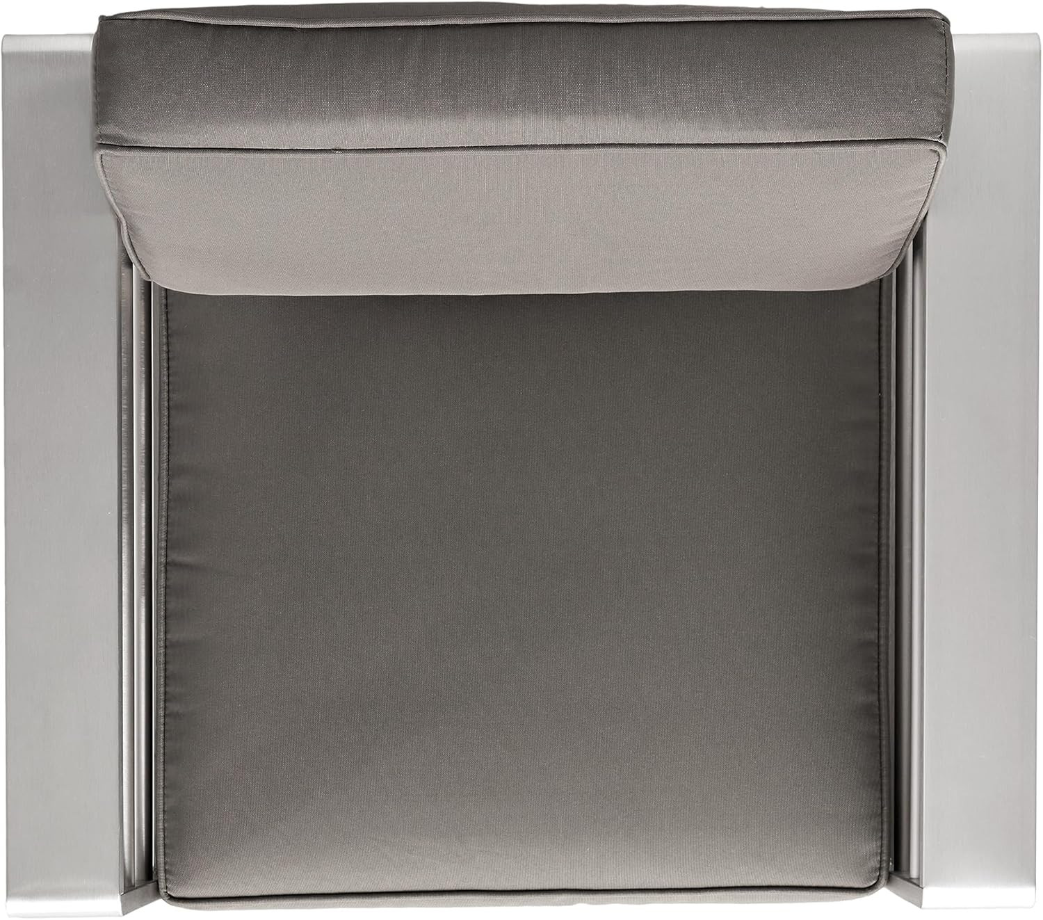 Cape Coral 5-Pc Outdoor Chat Set with Fire Table – Khaki & Dark Grey