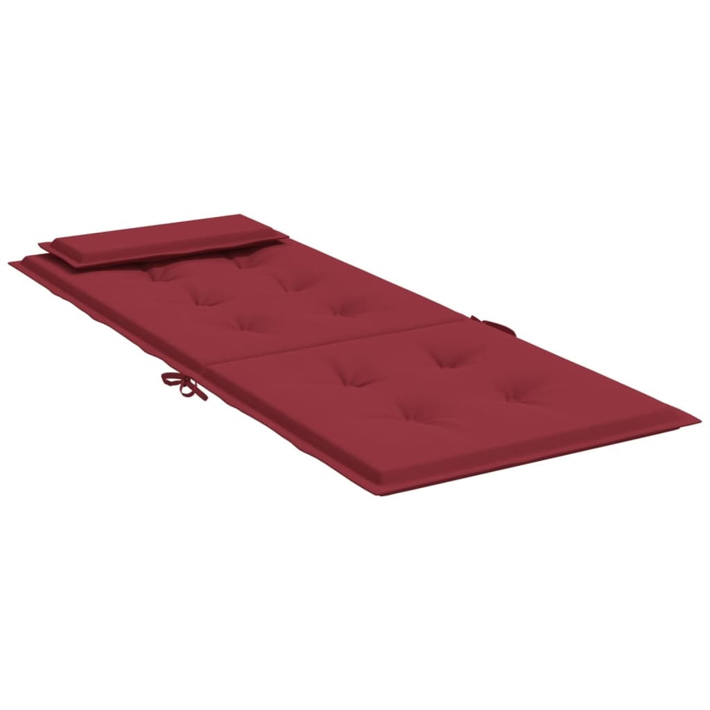 Highback Chair Cushions 4 pcs Wine Red Oxford Fabric