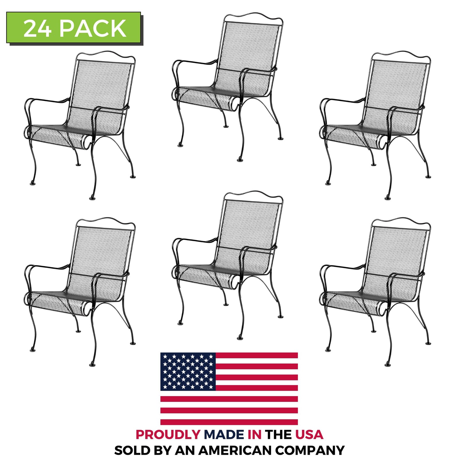 Project Patio 1-1/2″ Wrought Iron Patio Furniture Feet Caps – Round Plastic Outd