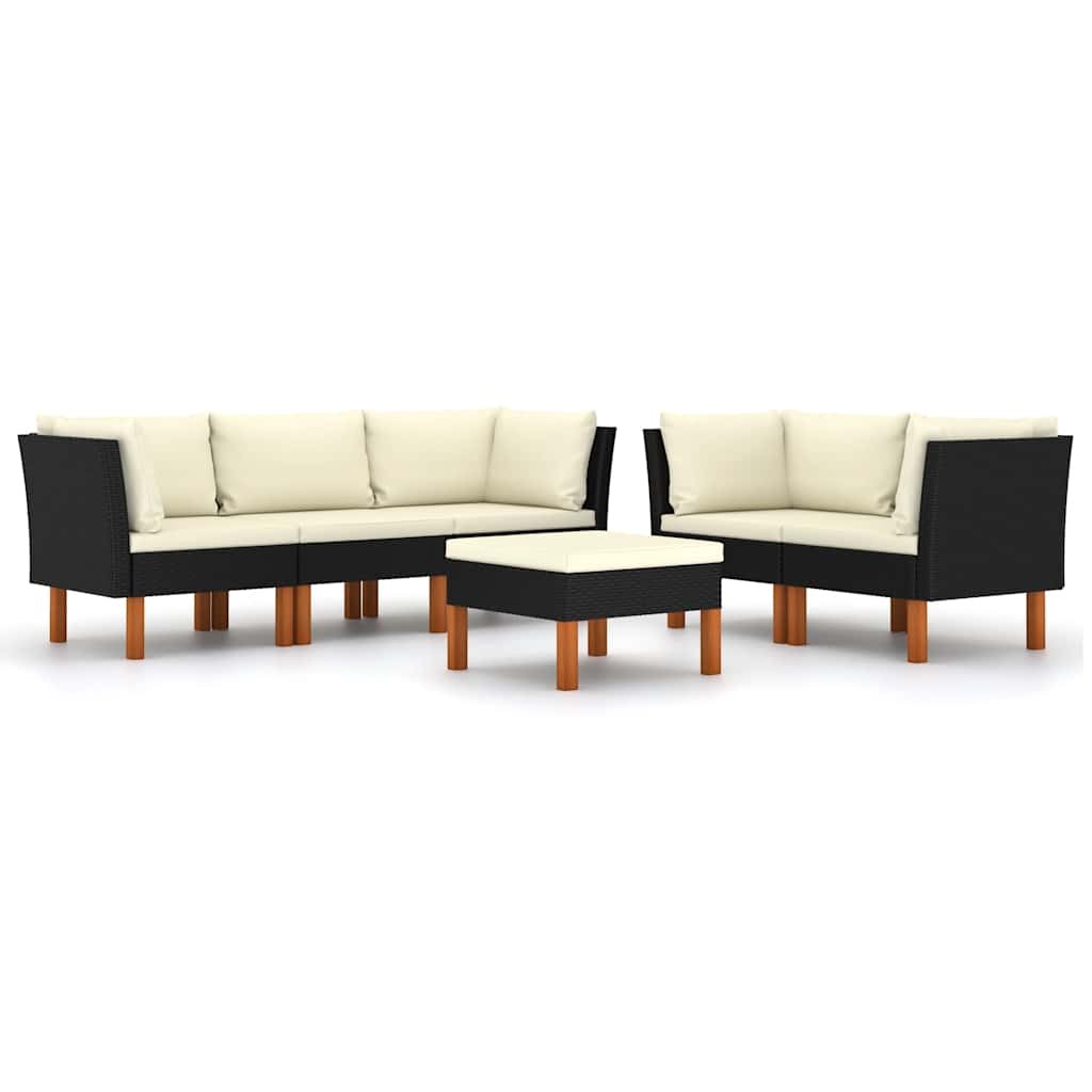 Patio Lounge Set 8 Piece Sectional Sofa with Cushions Solid Wood Pine vidaXL