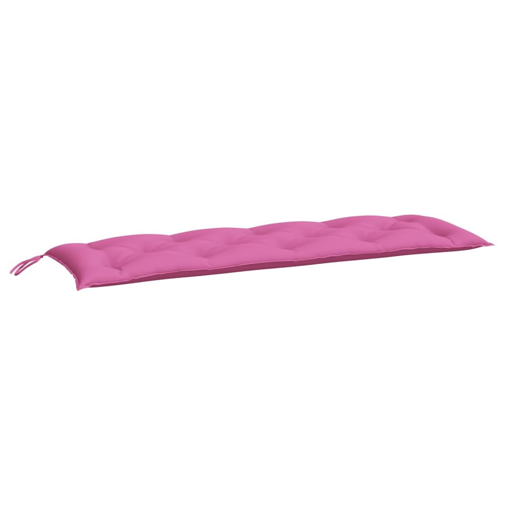 Garden Bench Cushions 2pcs Pink 59.1″x19.7″x2.8″ Fabric