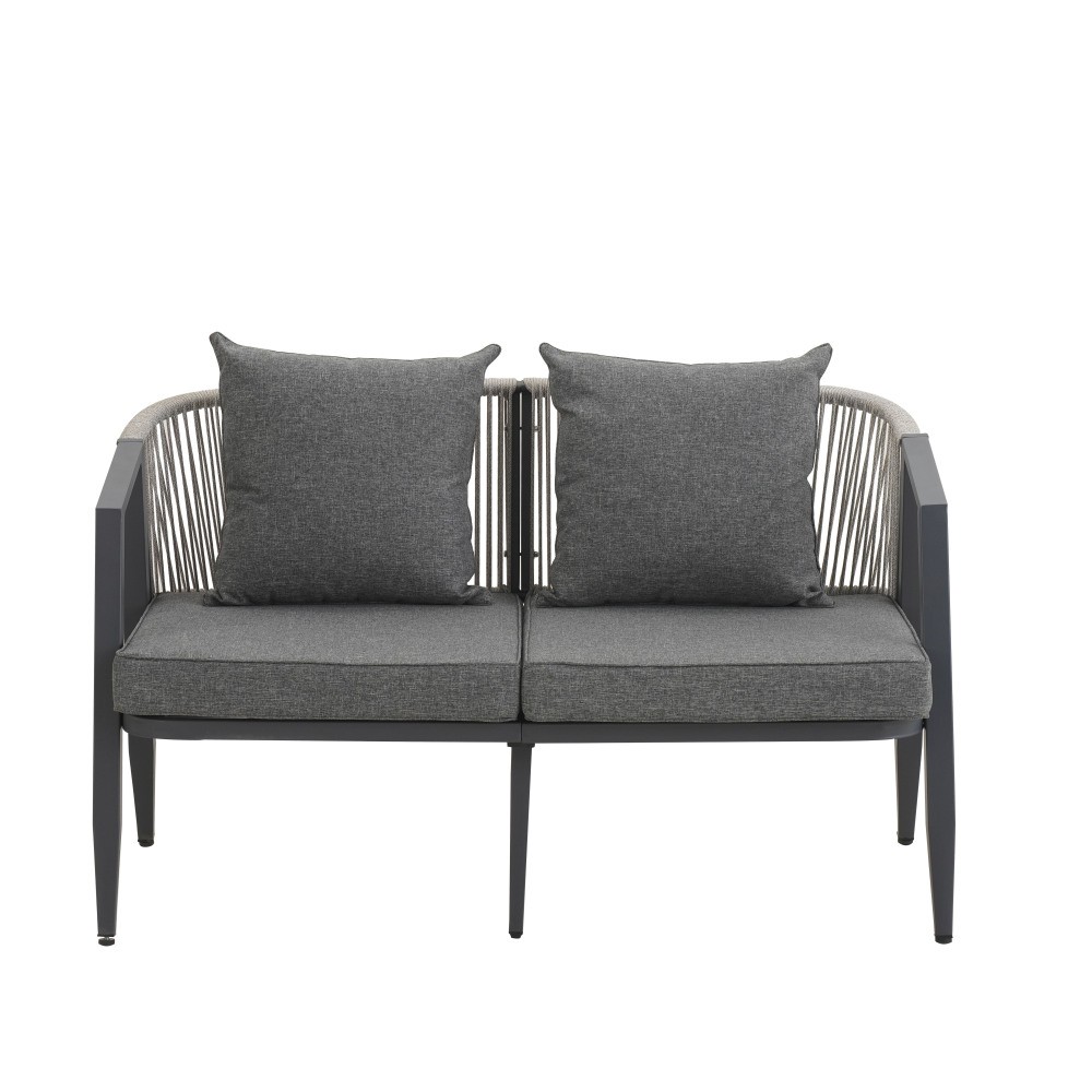 Patio Outdoor Conversation Set Wicker Rattan Sofa Sectional Sofa Yard Garden