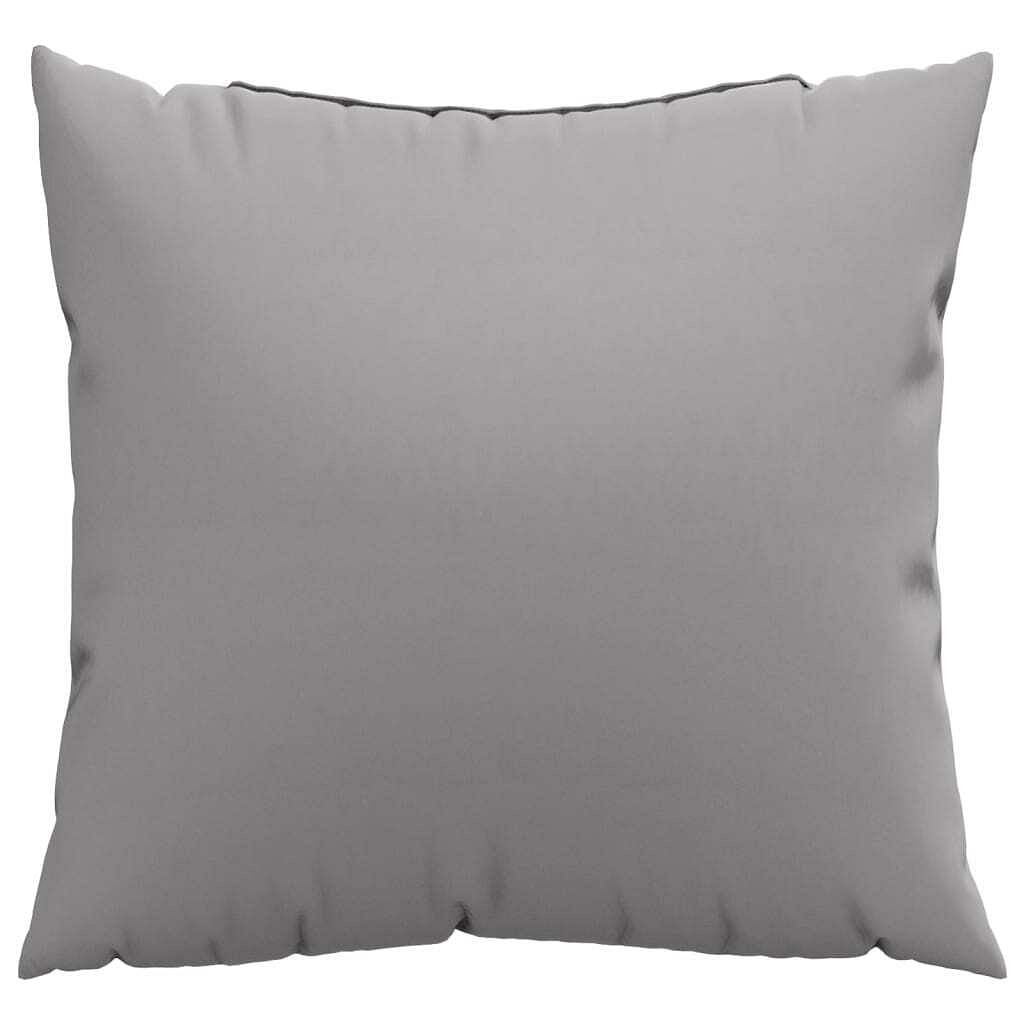 Throw Pillows 4 pcs Gray 23.6″x23.6″ Fabric